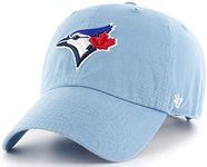 47 MLB Womens Women's Brand Clean Up Cap, Toronto Blue Jays Light Blue, One Size