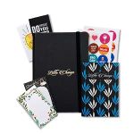 Amazon Basics Undated 2024 Planner with Daily, Weekly and Monthly Sections, To-Do Lists, Bookmarks and Stickers (A5, Black)