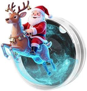 Halloween Window Lights 4.7" with Protective Cover, Halloween Hologram Projector WiFi-Enabled, USB Powered, Plug-in Halloween Decorations Spooky Decor for Halloween Night, for Indoor and Outdoor Use