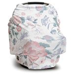 Moody Park - (Olivia) Floral Nursing Cover Carseat Canopy, Carseat Covers for Babies