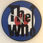 Iconic The Who vinyl record wall clock