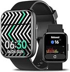 Smart Watch for Men Women - Answer/Make Calls/Quick Text Reply/AI Control, 1.83 DIY for Android Phones iPhone Samsung Compatible IP68 Smartwatch Fitness Tracker Heart Rate Blood Oxygen Sleep Monitor