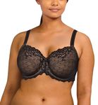 Chantelle Women's Rive Gauche Full Coverage Bra, Opaque, Black, 34DD