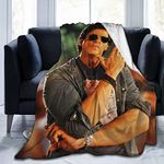 Shah Rukh Khan Ultra-Soft Micro Fleece Throw Blanket Warm Comfortable Versatile Blanket for Sofa and Travel 80x60 inch