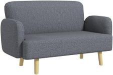 HOMCOM 55" Loveseat Sofa, 2 Seater 