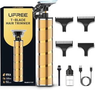 Ufree Beard Trimmer & Hair Trimmer for Men Professional, Electric Razor Shavers for Men, T Blade Precision Edgers Liners, Barber Clippers for Hair Cutting Mustache Facial, Mens Gifts