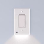 1-3-5 Pack - SnapPower SwitchLight [Single-Pole] (Rocker (Single), White)