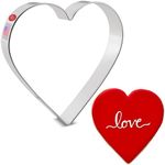 Extra Large Heart Premium Valentine Cookie Cutter, 5" Made in USA by Ann Clark