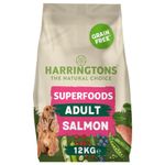 Harringtons Superfoods Complete Grain Free Hypoallergenic Salmon with Veg Dry Adult Dog Food 12kg - Made with All Natural Ingredients