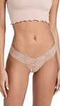 Hanky Panky Women's Braguita Francesa de Encaje Diario String, Gris Topo,