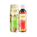 Glamour World Ayurvedic Glow Fresh & Glow Fair Solution| Regular use helps to lighten, pigmentation, suntan, dark spots and blemishes..| Enriched with