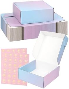 Shipping Boxes 8x8x3 Inch - 30 Pack: Medium Corrugated Cardboard Boxes - Purple Shipping Boxes for Small Business