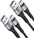 Zazalon USB C Charger Cable, [2Pack