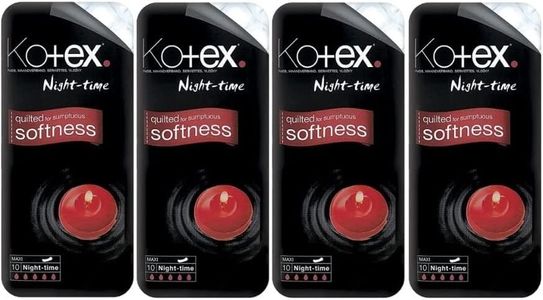 Kotex Maxi Night Time Sanitary Towels 4x10 Pack