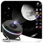 Elec3 Planetarium Star Projector, Meteor Galaxy Projector for Bedroom with 12 Slides Discs, Multicolor Light Effects, Starry Sky Night Light Projector for Kids Teens Adults (Black)