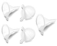 iSnuff Mini Funnel Small Funnel 5-Pack for Lab Bottles, Sand Art, Perfumes, Spices, Essential Oils & Recreational Activities