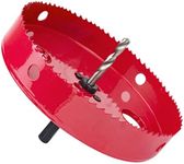 GoSports 6 inch Hole Saw - Heavy-Duty Steel Design - Great for Making Cornhole Boards