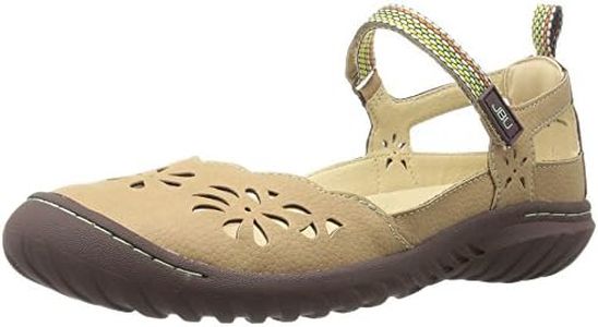 Jambu JBU Women's Deep Sea Encore Flat, Oatmeal, 7.5