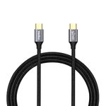 Verilux® C Type Cable Fast Charging 100W 10Ft/3m Fast Charging USB C Cable USB 3.1 Gen 2 10Gbps Data Transfer Supports 4K HD Video Output Thunderbolt 3 Compatible with MacBook Pro/Air, Hub(Black)