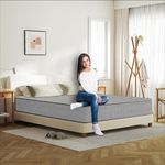 Urban Decor Lounge Mattress 6 Inch Mattress Double Size | Medium Firm Orthopedic Mattress for Back Pain Relief | 72 x 48 x 6 Inches, Grey