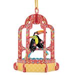 SANTORO, 3D Pop Up Greeting Card - Birdcage Toucan - For Her, For Mum, Birthday, Mother's Day