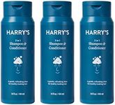 Harry's Men's 2 in 1 Shampoo and Conditioner for All Hair Types | Gentle & Refreshing | 14 Fl Oz, 3 Count