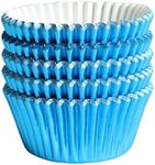 Blue-Foil Cupcake-Liners Paper-Baki