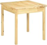 HOMCOM Folding Dining Table, Pine W