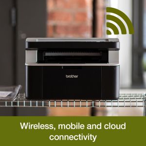 Brother DCP-1612W Mono Laser All-in-One Printer – Wireless, Compact A4