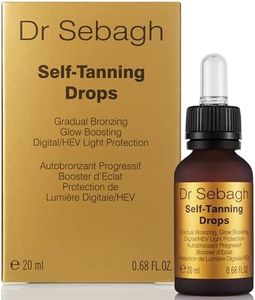 Dr Sebagh Self-Tanning Drops (0.68 fl oz) - Customizable Self Tanner Drops for Face - Streak-Free, Scent-Free Face Tan Drops - Natural Golden Glow Sunless Tanning Drops for Radiant Skin