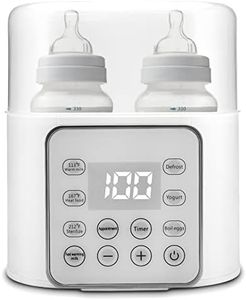 Baby Bottle Warmer 9-in-1 Multifuntion Breast Milk Warmer, Fast Baby Food Heater & Defrost Warmer with Timer for Twins, LCD Display Accurate Temperature Adjustment, 24H Constant Mode