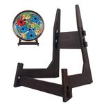 YSWOMOSKD 1 Pack 15.5 Inch Plate Stand for Display, Wooden Stands for Display, Decorative Picture Frame Stand,Plate Holder Display Stand,Easels for Display(15.5inch-1pcs)