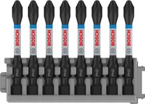 Bosch Professional 8pcs. Screwdriver Bit Set Phillips (Impact Control, PH2 Bits, Length 50 mm, Pick and Click, Accessory Impact Drill)