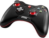 MSI Force GC30 Wireless Gaming Controller, Dual Vibration Motors, Dual Connection Modes, Interchangable D-Pads, Compatible with PC, Android and PS4