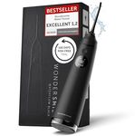 Wondersmile Water Flosser PRO Cordless - SmoothFlow Technology for Optimal Tooth & Gum Care - Interdental Cleaner with 4 Modes - Rechargeable Battery with up to 30 Days Running time (Ultimate Black)
