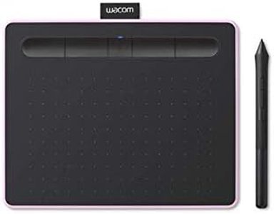 Wacom Intuos Small Wireless Graphic Tablet, with 3 Free Creative Software Downloads, CTL-4100WL/P0-CX, Berry