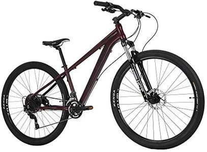 ROYCE UNION RHT Lightweight Aluminum Mountain Bike (Wine), 17.5 Inch Frame, 22 Speed Shimano Drivetrain, 29" Wheels