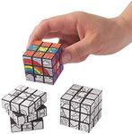 Fun Express Color Your Own He Lives Mini Puzzle Cubes - Set of 12 - Easter and Sunday School Craft Games for Kids