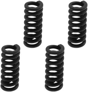 YINETTECH 4Pcs Tremolo Arm Tension Springs 10x4mm Electric Guitar Jack Spring Socket Tension Spring Guitar Bridge Spring Compatible with Fender Stratocaster