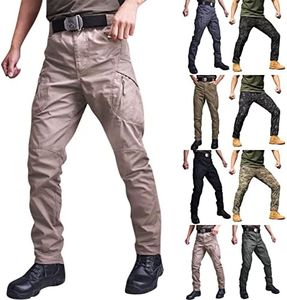 Military Cargo Pants for Men Hiking Fishing Security Stretchy Breathable Lightweight Hot Weather Work Construction Camouflage Flexcamo - Tactical Waterproof Pants Beige XXL