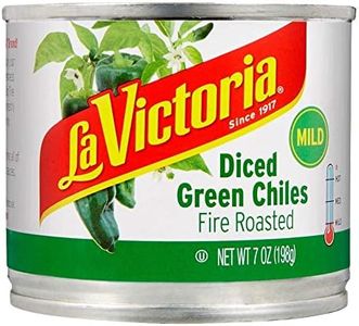 LA VICTORIA Fire Roasted Diced Green Chiles Mild, 7 Oz