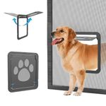 Dog Door Screen Door, Pet Screen Door,Automatic Lock/Lockable -Gen 3 12" x 14"