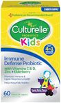 Culturelle Immune Defense Probiotic with Vitamin C, Vitamin D and Zinc + Elderberry, Non-GMO, 4-in-1 Immune Support for Kids Ages 3+*, Mixed Berry Chewables, 60 Count