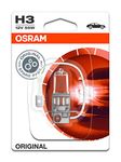 OSRAM ORIGINAL H3, halogen-headlamp bulb, 64151-01B, 12V, single blister (1 piece) - Clear/silver