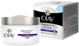 Olay Natural White All in One Fairness Night Skin Cream - 50 gm