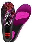 (New) Running Insoles for Men and Women - Shock Absorbing Insoles - Runner’s Knee - Reduce Muscle Soreness - Vibration Reduction - Prevent Plantar Fasciitis - Inserts for Sports Shoes (Purple, S)