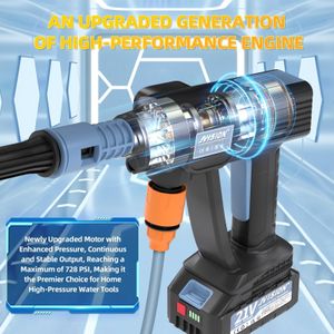 Cordless 6-in-1 Pressure Washer – Portable Power Cleaner