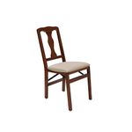 Stakmore Queen Anne Folding Chair (Set of 2), Cherry