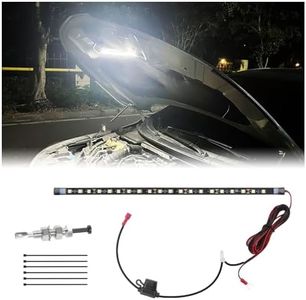 Car Under Hood Work Light Bar,12V Automotive Light Bars with High Brightness Light Beads for Under Hood Work Inspection,Waterproof LED Hood Light Strip LED Lights for Car Truck SUV