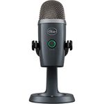 Blue Yeti Nano Premium USB Mic for Recording, Streaming, Gaming, Podcasting on PC and Mac, Condenser Microphone with Blue VO!CE Effects, Cardioid and Omni, No-Latency Monitoring - Grey